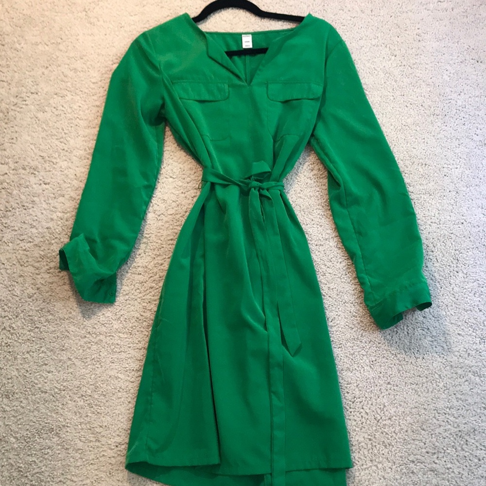 Green Wrap Dress